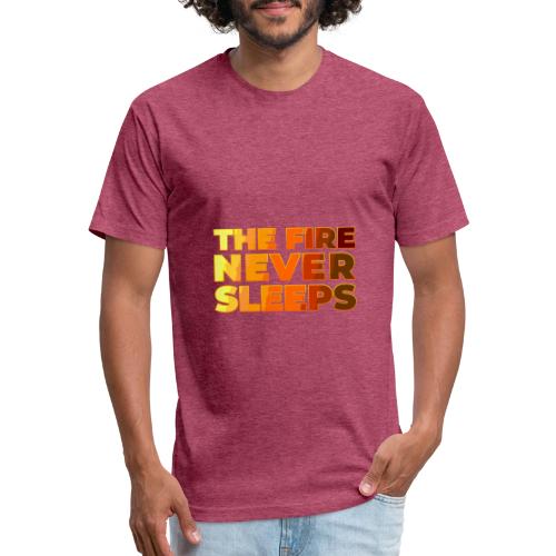 The fire never sleeps - Unisex Poly/Cotton T-Shirt