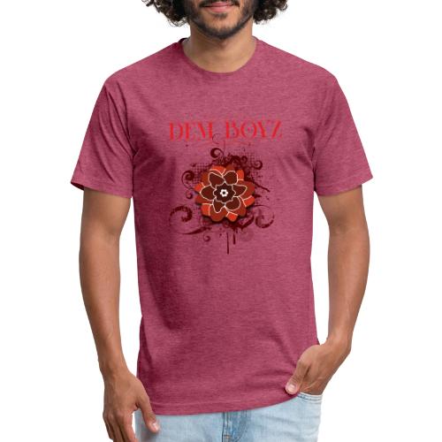 Flower Splash Reds - Unisex Poly/Cotton T-Shirt