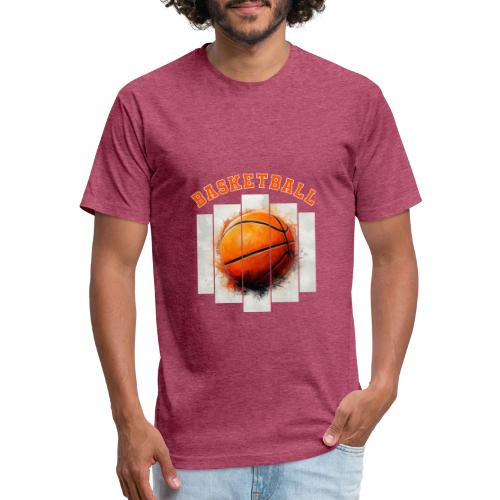 Basketball Element - Unisex Poly/Cotton T-Shirt