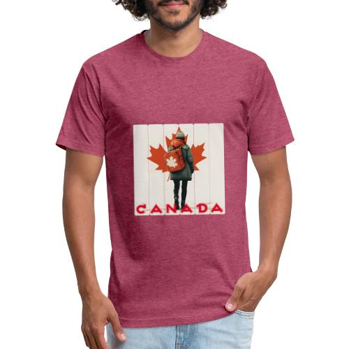 Canada: Proud Canadian Woman - Unisex Poly/Cotton T-Shirt