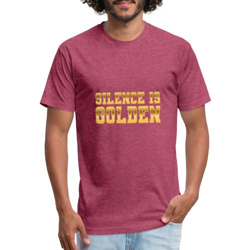Silence is Golden - Unisex Poly/Cotton T-Shirt