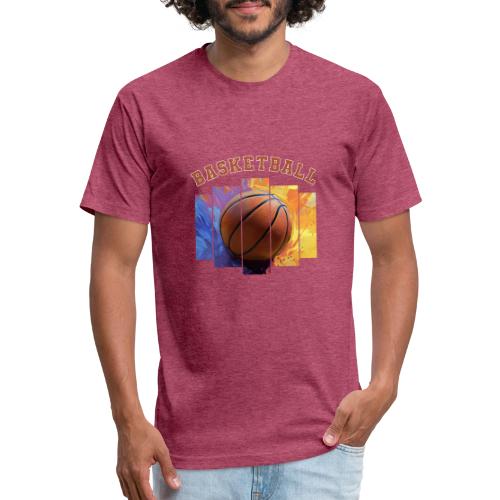 Basketball Pulse - Unisex Poly/Cotton T-Shirt