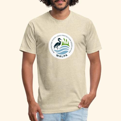 Circular Logo With Text - Unisex Poly/Cotton T-Shirt