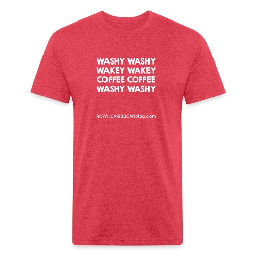 washywashy - Men’s Fitted Poly/Cotton T-Shirt