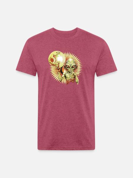 IlluminET20 - Unisex Poly/Cotton T-Shirt - heather burgundy