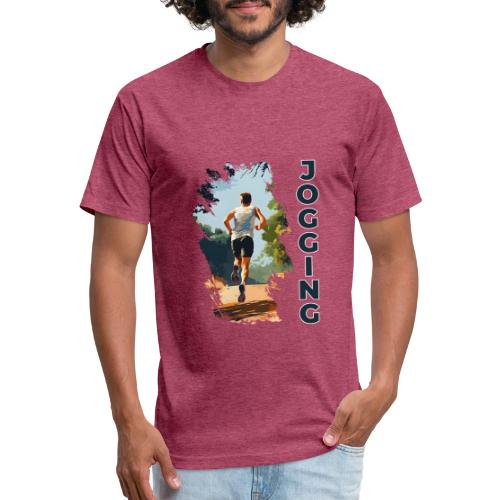 Jogging Vibes - Unisex Poly/Cotton T-Shirt