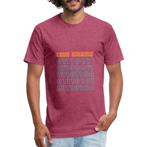 Hi in binary code - Unisex Poly/Cotton T-Shirt
