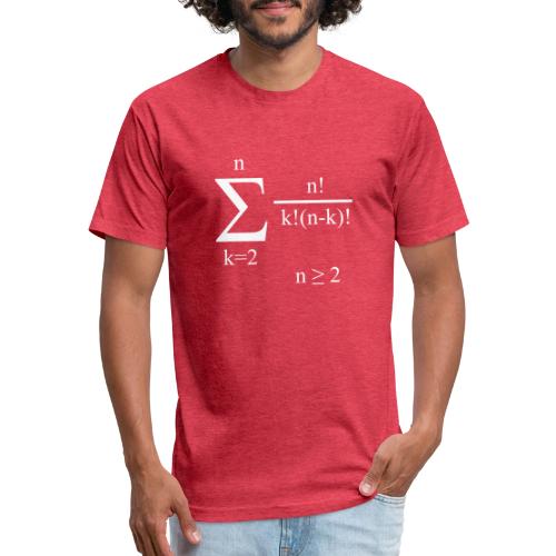 Poly Formula (white) - Unisex Poly/Cotton T-Shirt