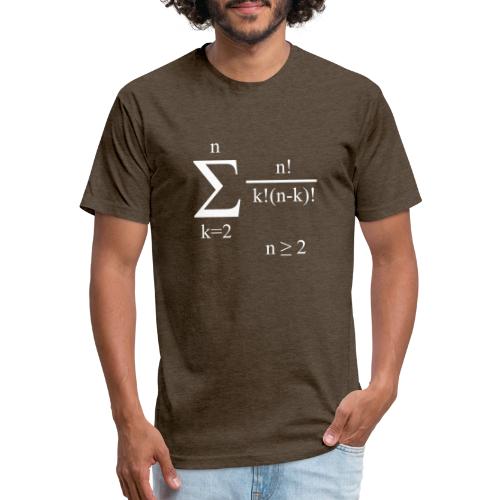 Poly Formula (white) - Unisex Poly/Cotton T-Shirt
