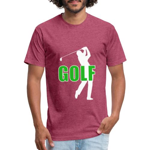 Golf: Classic Golf Motion - Unisex Poly/Cotton T-Shirt