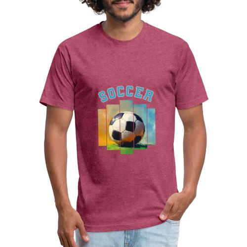 Soccer Ball Vibes - Unisex Poly/Cotton T-Shirt