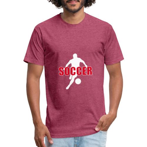 Power Kick Soccer - Unisex Poly/Cotton T-Shirt