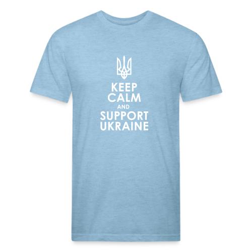keep calm supportUkraine - Unisex Poly/Cotton T-Shirt
