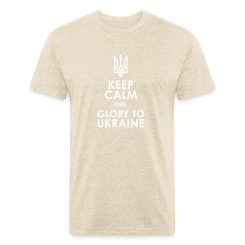 keep calm glory Ukraine - Unisex Poly/Cotton T-Shirt