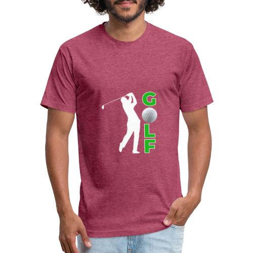 Golf: Classic Golf Motion - Unisex Poly/Cotton T-Shirt