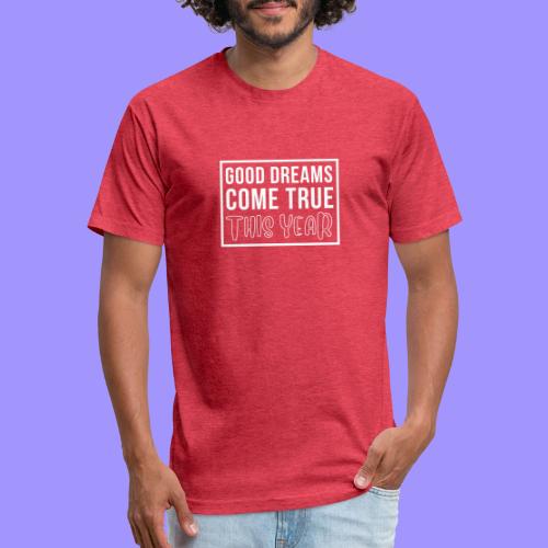 Good Dreams Come True This Year - New Year Wishes - Unisex Poly/Cotton T-Shirt