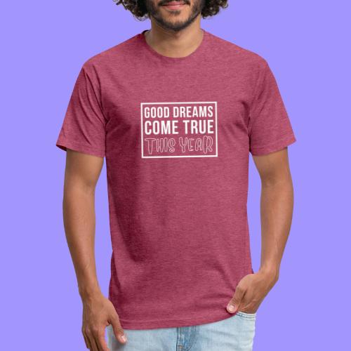 Good Dreams Come True This Year - New Year Wishes - Unisex Poly/Cotton T-Shirt