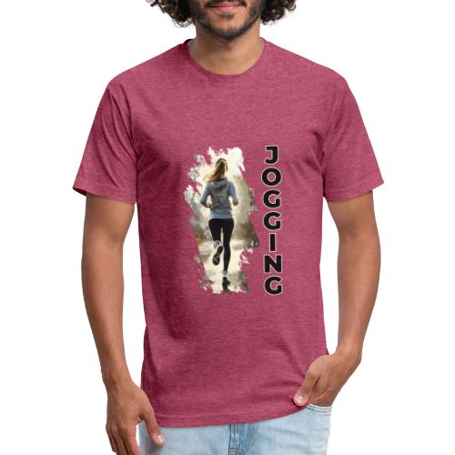 Jogging: Run into Motion - Unisex Poly/Cotton T-Shirt