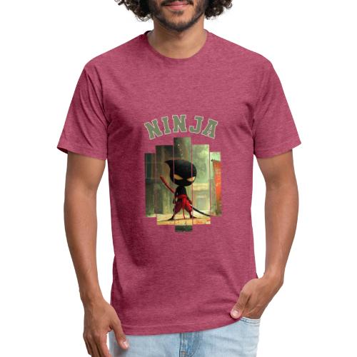 Cute Ninja Attack - Unisex Poly/Cotton T-Shirt