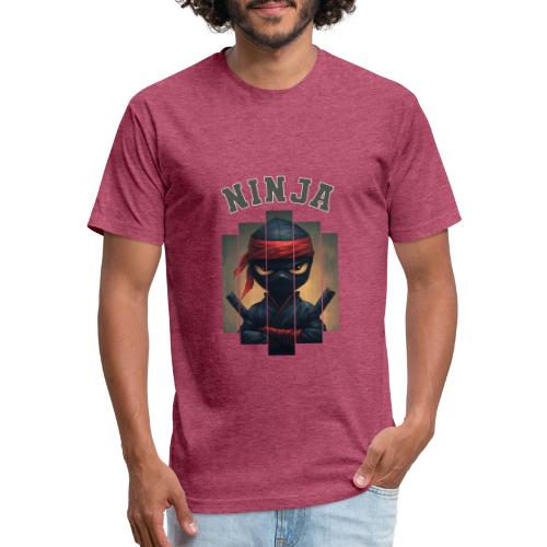 Cartoon Ninja Vibes - Unisex Poly/Cotton T-Shirt