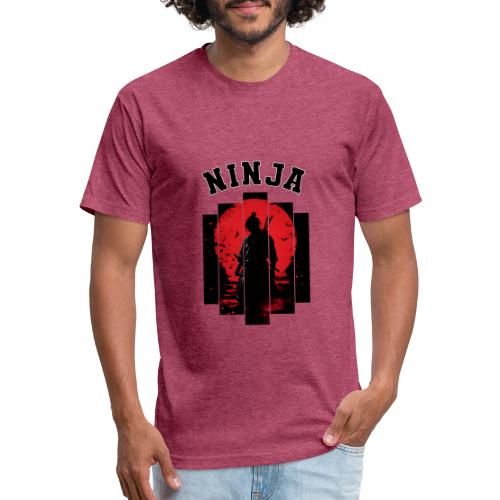 Ninja in the Shadows - Unisex Poly/Cotton T-Shirt