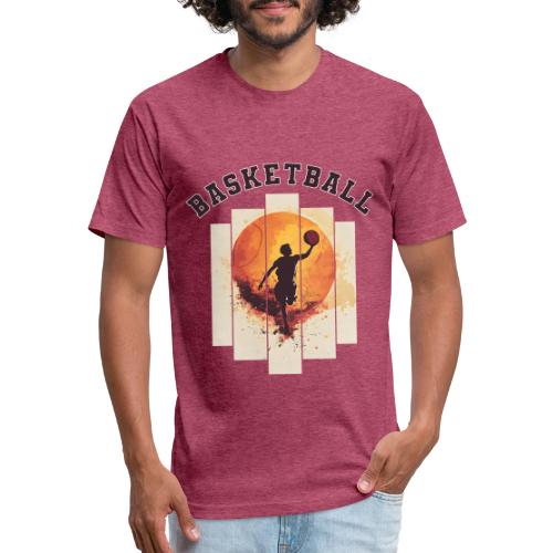 Basketball again and again - Unisex Poly/Cotton T-Shirt