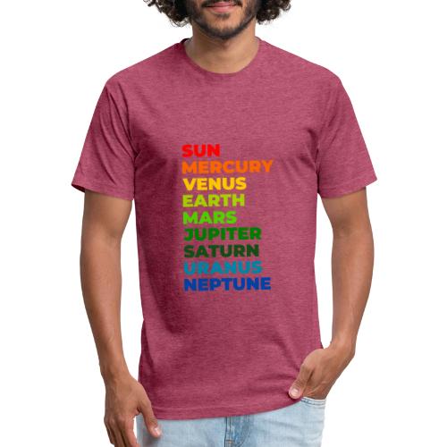 Color the solar system - Unisex Poly/Cotton T-Shirt