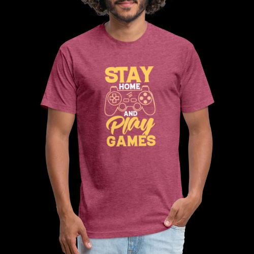 Stay & Play Games! - Unisex Poly/Cotton T-Shirt
