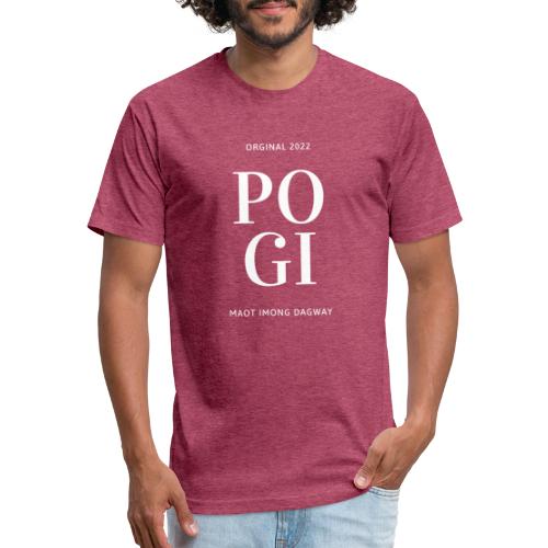 Pogi Bisdak - Men’s Fitted Poly/Cotton T-Shirt