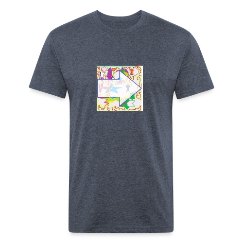 shapes - Men’s Fitted Poly/Cotton T-Shirt