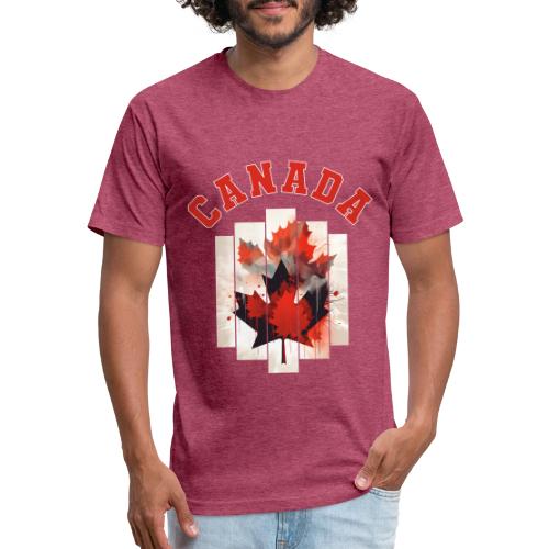 Heart of Canada Art - Unisex Poly/Cotton T-Shirt