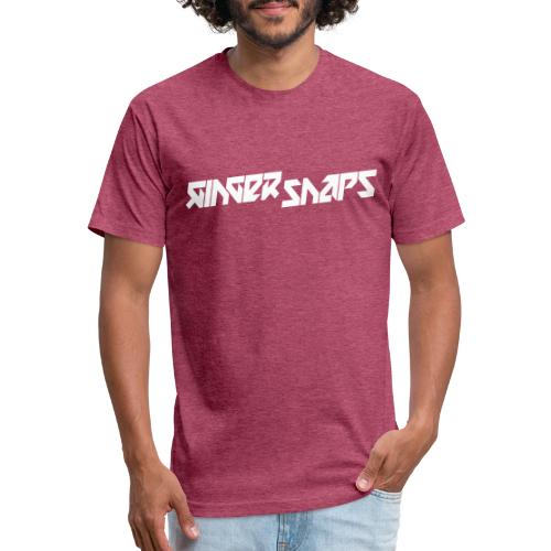 Ginger Snap5 logo (one line white) - Unisex Poly/Cotton T-Shirt