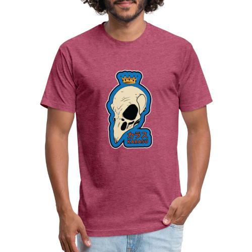 Karasu Gang Patch - Men’s Fitted Poly/Cotton T-Shirt