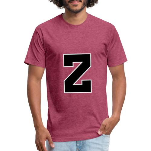 Varsity Letter Z Athletic Font Design - Unisex Poly/Cotton T-Shirt