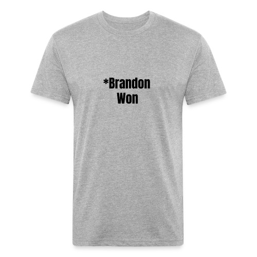 Brandon Won - Fitted Cotton/Poly T-Shirt by Next Level