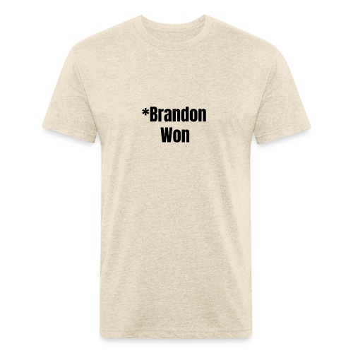 Brandon Won - Men’s Fitted Poly/Cotton T-Shirt