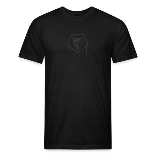 the drip crest - Men’s Fitted Poly/Cotton T-Shirt