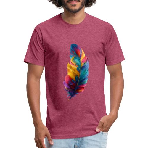 Spectrum Feather Flow - Unisex Poly/Cotton T-Shirt