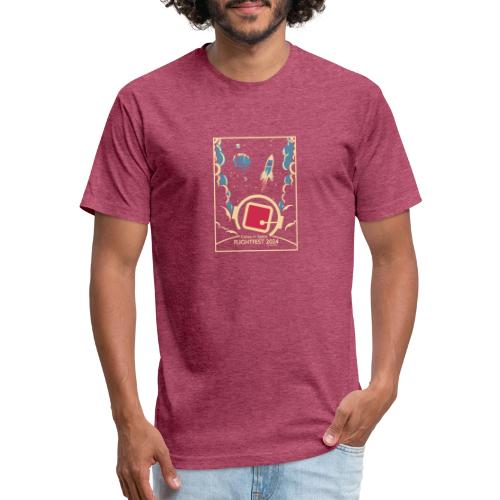 2024 Cubes in Space FlightFest Design - Unisex Poly/Cotton T-Shirt