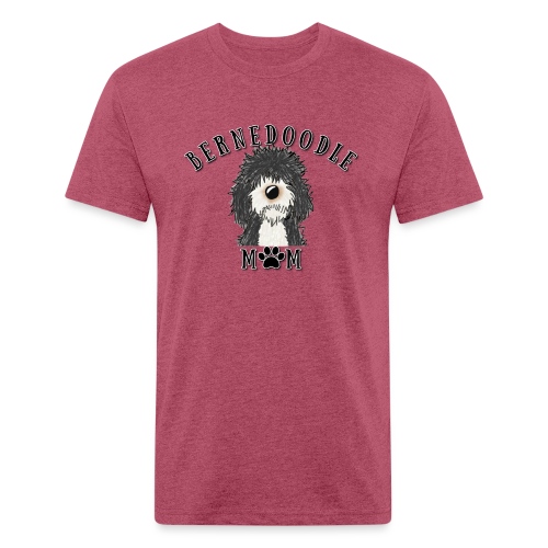 Bernedoodle Moms Rock - Men’s Fitted Poly/Cotton T-Shirt