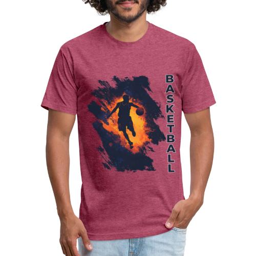 Basketball Focus - Unisex Poly/Cotton T-Shirt
