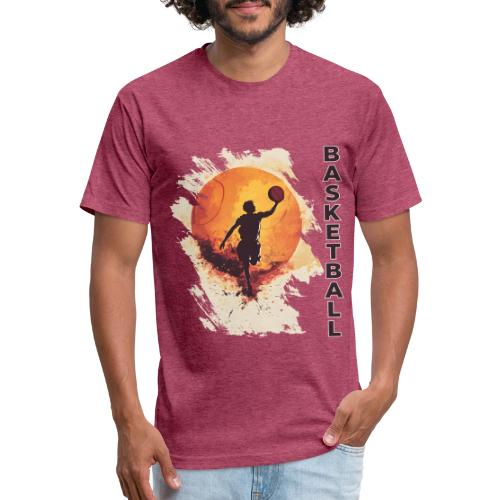 Basketball Stride - Unisex Poly/Cotton T-Shirt