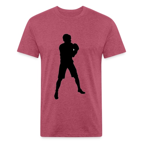 FIF Men Full Body Fighter Design - Men’s Fitted Poly/Cotton T-Shirt