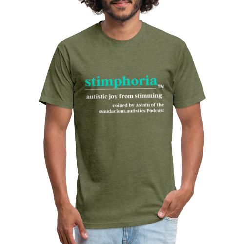 Stimphoria - Men’s Fitted Poly/Cotton T-Shirt