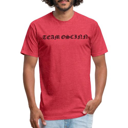 TEAM OSCINN - Men’s Fitted Poly/Cotton T-Shirt