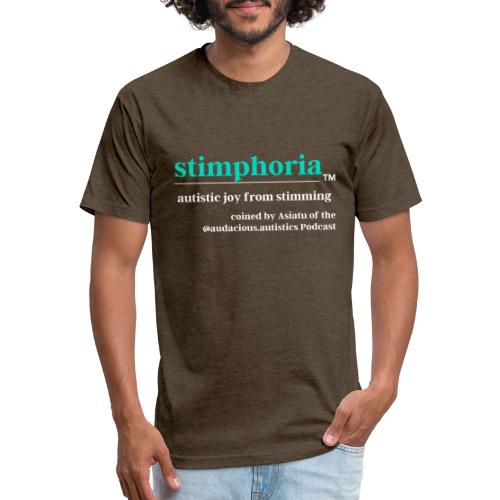 Stimphoria - Men’s Fitted Poly/Cotton T-Shirt