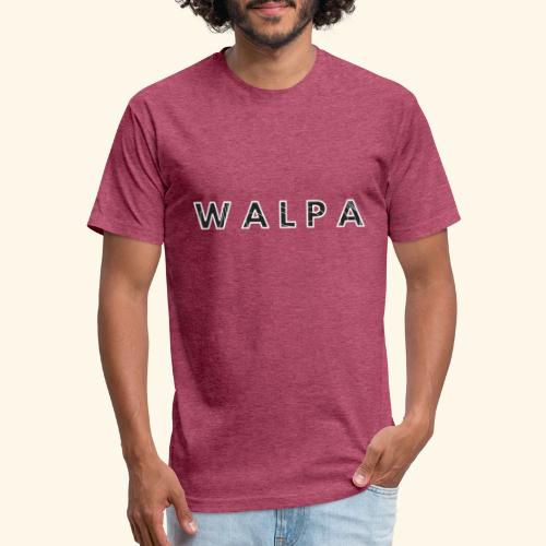 WALPA Double Sided Design 1 - Men’s Fitted Poly/Cotton T-Shirt