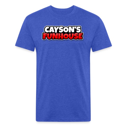 Cayson's Funhouse Logo Regular - Fitted Cotton/Poly T-Shirt by Next Level