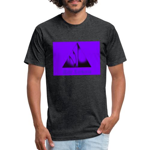 Purple Logo - Fitted Cotton/Poly T-Shirt by Next Level