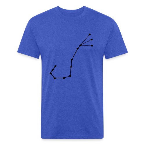 star constellation scorpio - Fitted Cotton/Poly T-Shirt by Next Level